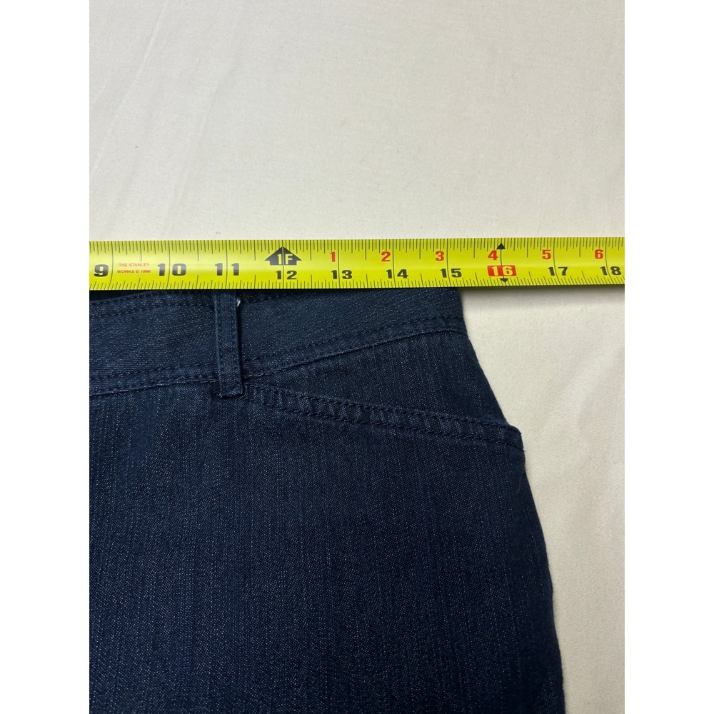Brooks Brothers Womens Size 8 30X27 Dark Wash Denim Trousers Pants Jeans - Picture 9 of 13